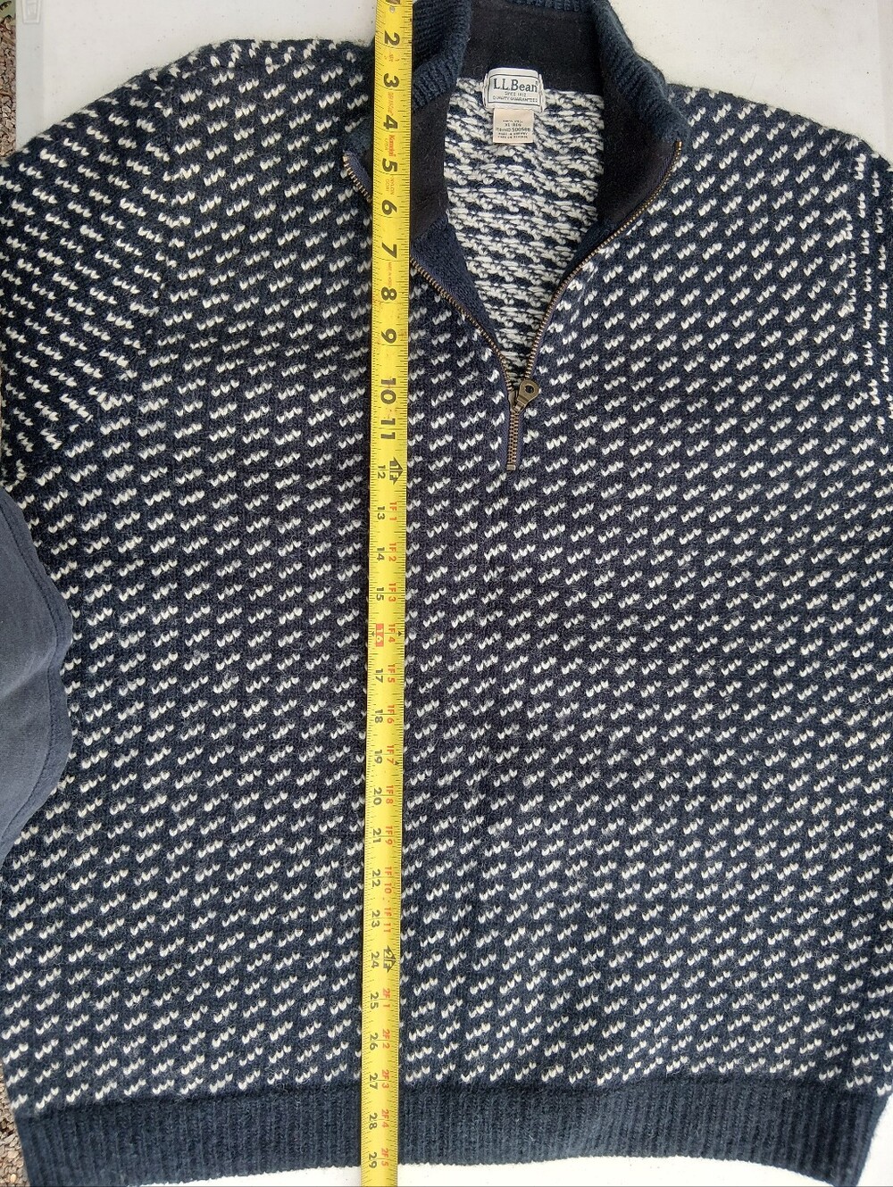 L.L. Bean Norwegian Wool Fishermas Sweater